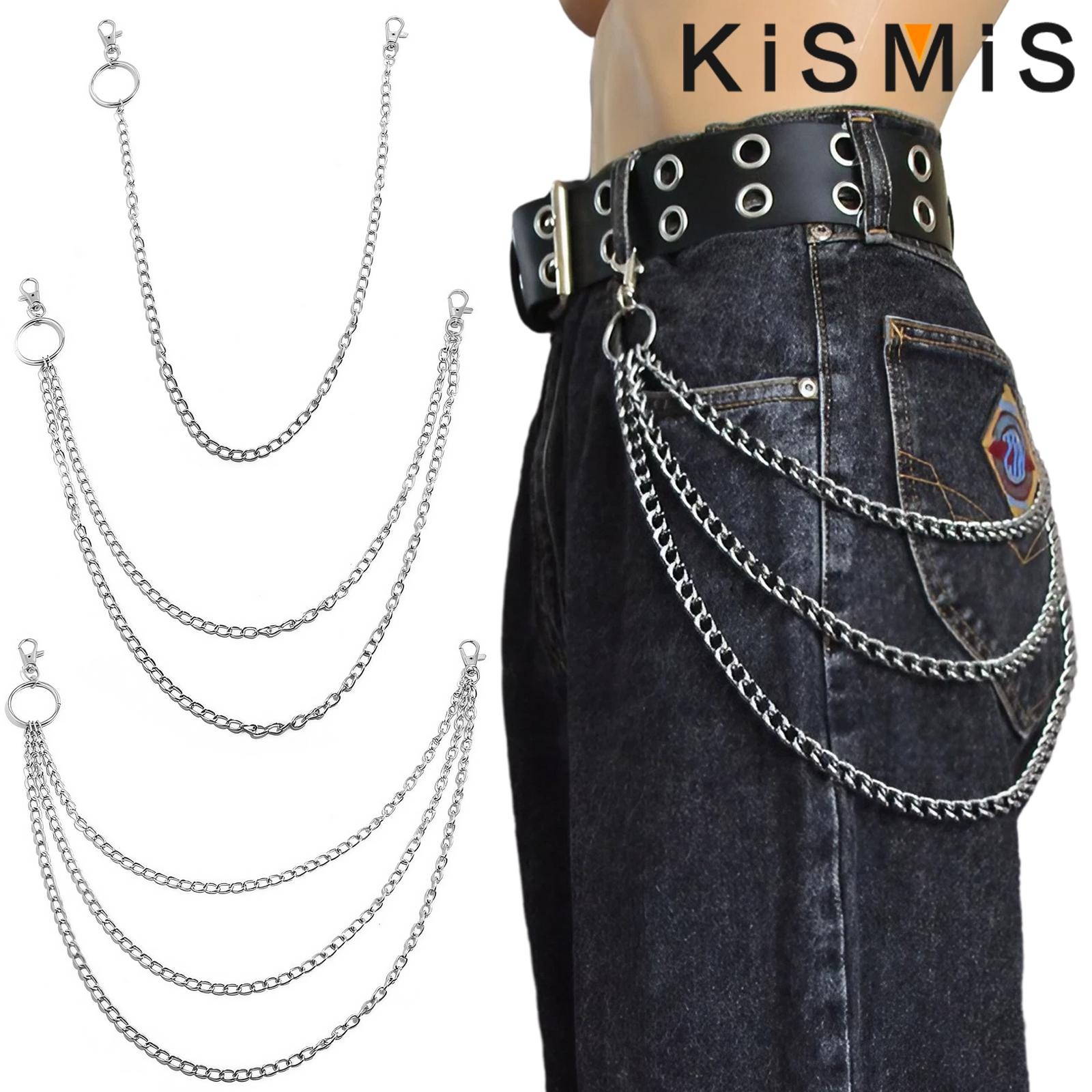 Body Jewelry Men - KISMIS 1PC Punk Street พวงกุญแจกางเกงกางเกง CHAIN