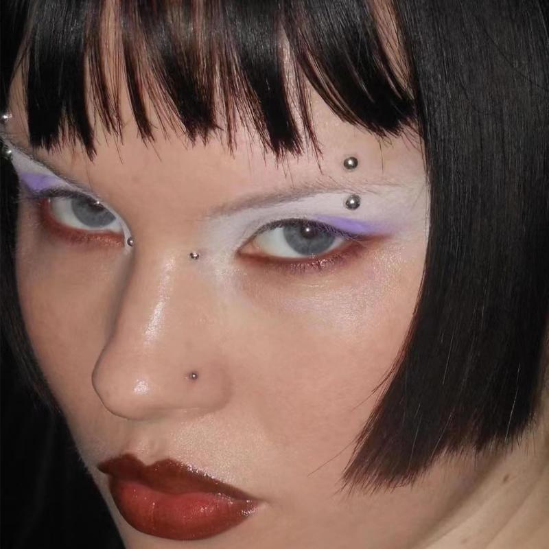 Body Jewelry Waterproof - 321pcs ไม่เจาะ Lip Studs สติกเกอร์ SelfAdhesive