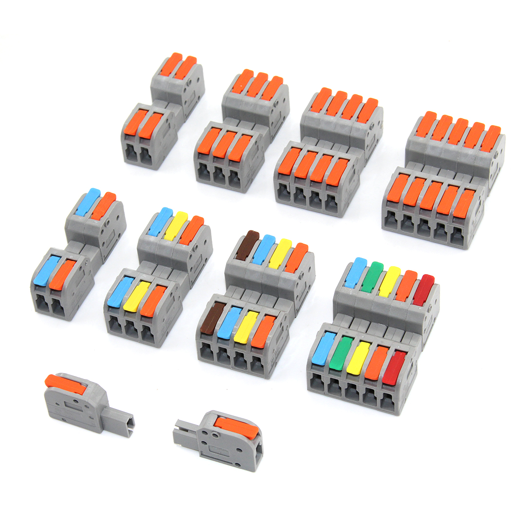 Threadless Push Pin - 1/5/10Pc Quick สายไฟหลายหลาย Out Universal Splitter