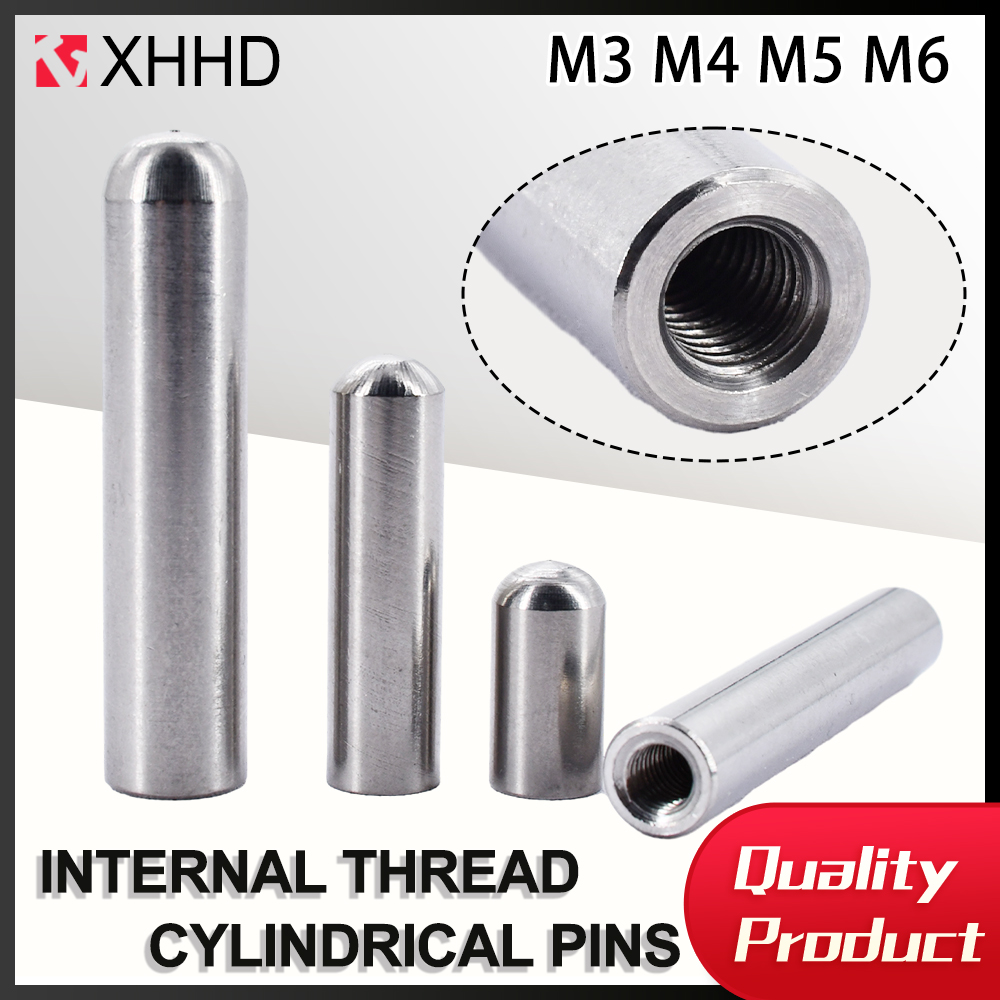 Threadless Push Pin - M3 M4 M5 M6 304 สแตนเลสสตีลด้ายภายในทรงกระบอก