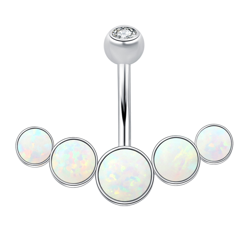 แหวนเจาะสะดือ วัสดุเงินแท้ 925 - Body Jewelry Materials บทวิจารณ์และราคา