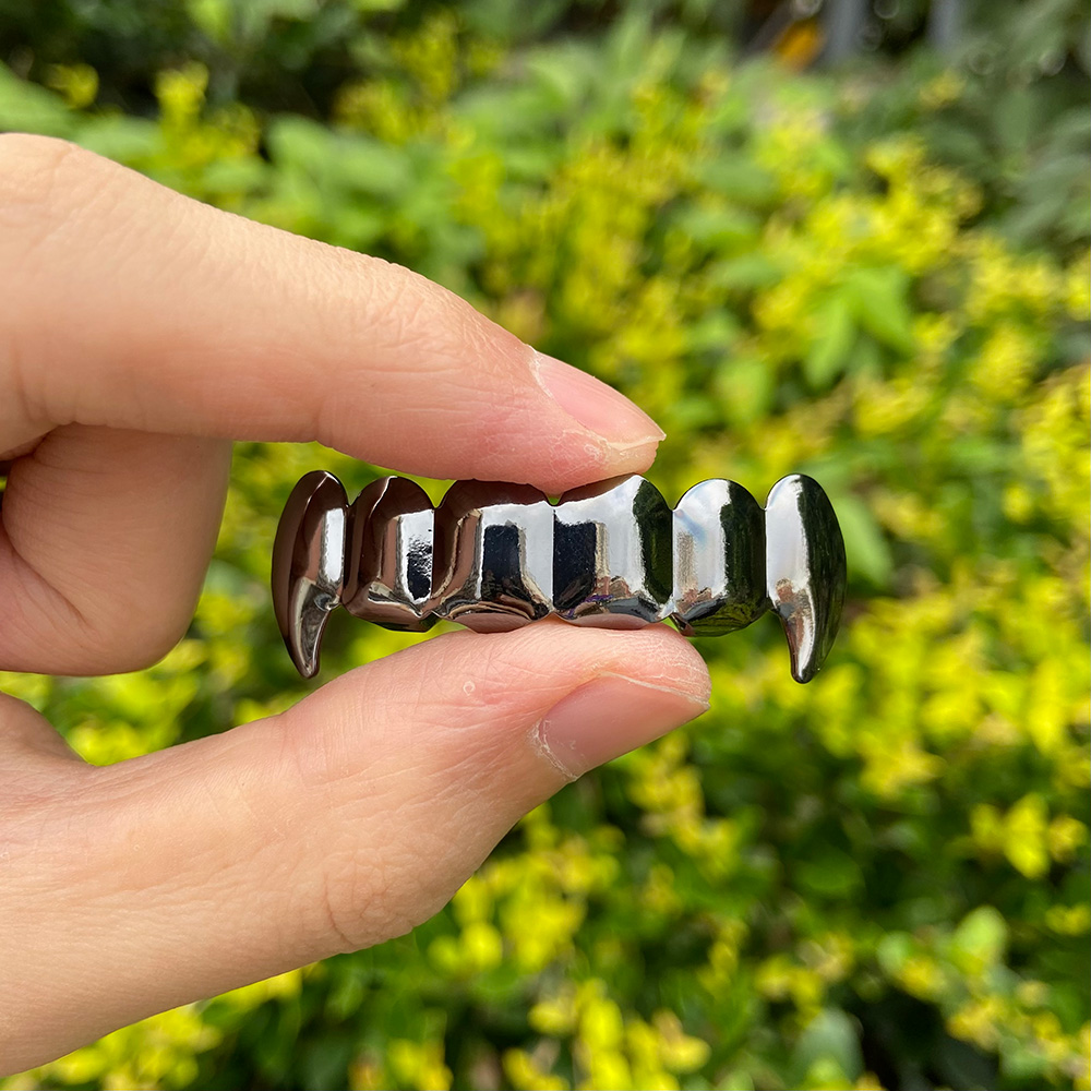 RACHELZ Hip Hop สีดํา Fangs ฟั - Body Jewelry Men บทวิจารณ์และราคา