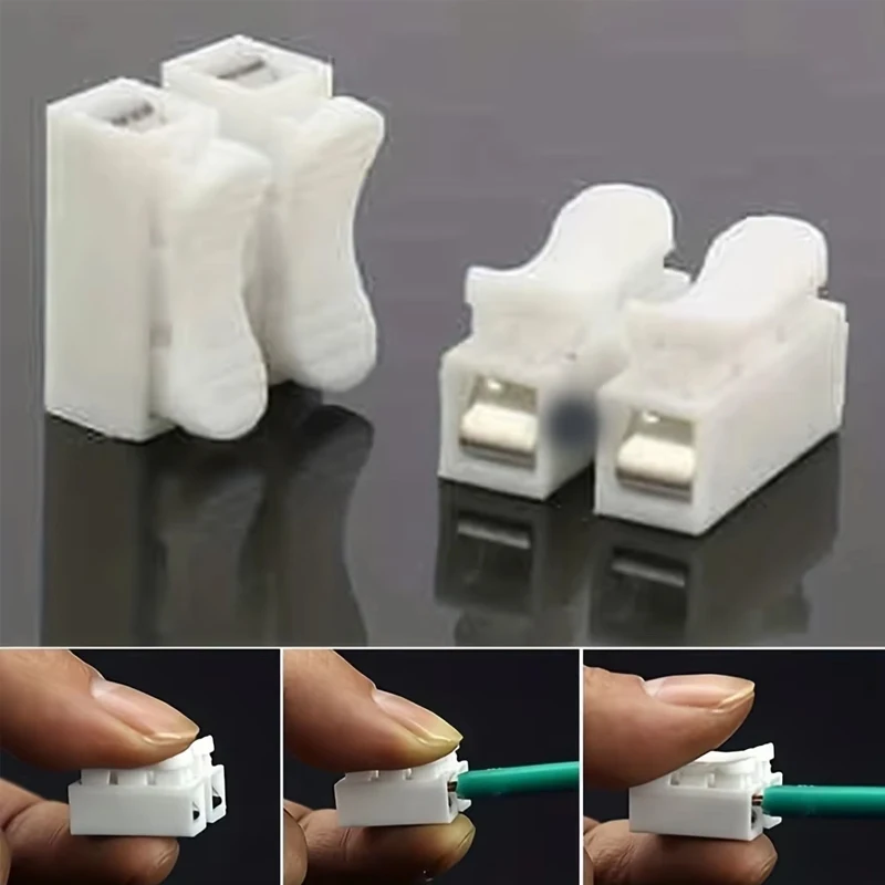 50pcs Push Quick สายไฟ CH2 Con - Threadless Push Pin บทวิจารณ์และราคา