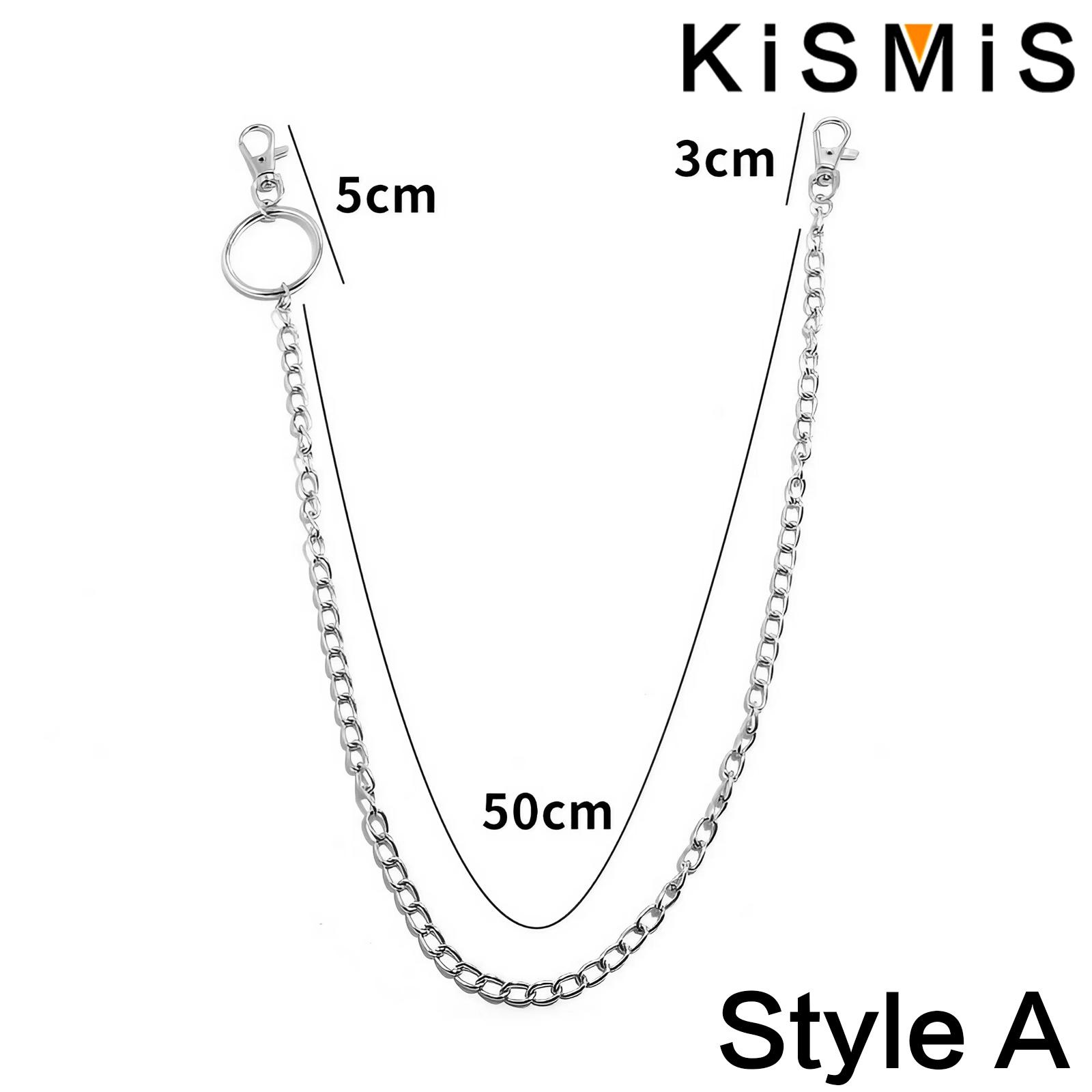 KISMIS 1PC Punk Street พวงกุญแ - Body Jewelry Men บทวิจารณ์และราคา