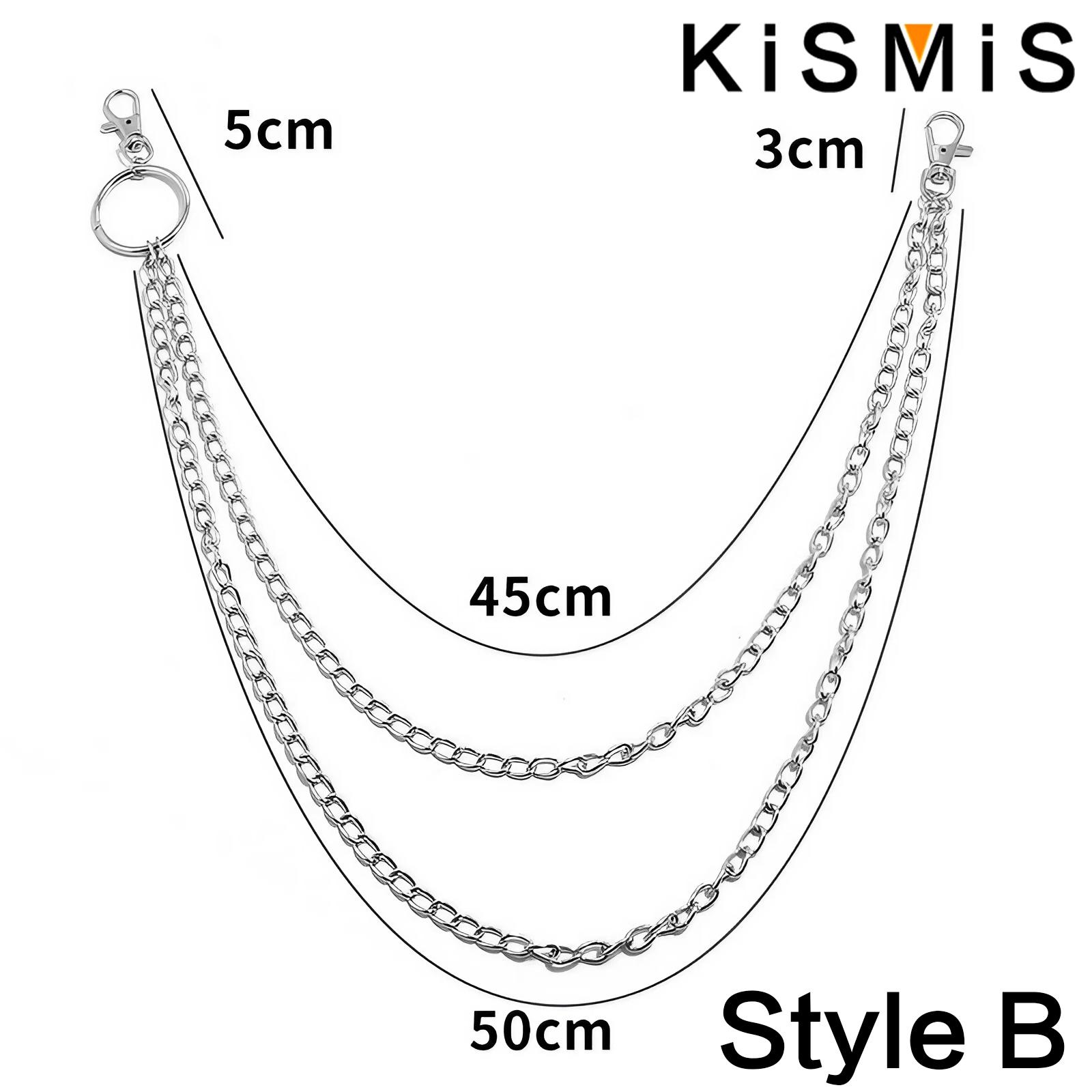 KISMIS 1PC Punk Street พวงกุญแ - Body Jewelry Men บทวิจารณ์และราคา
