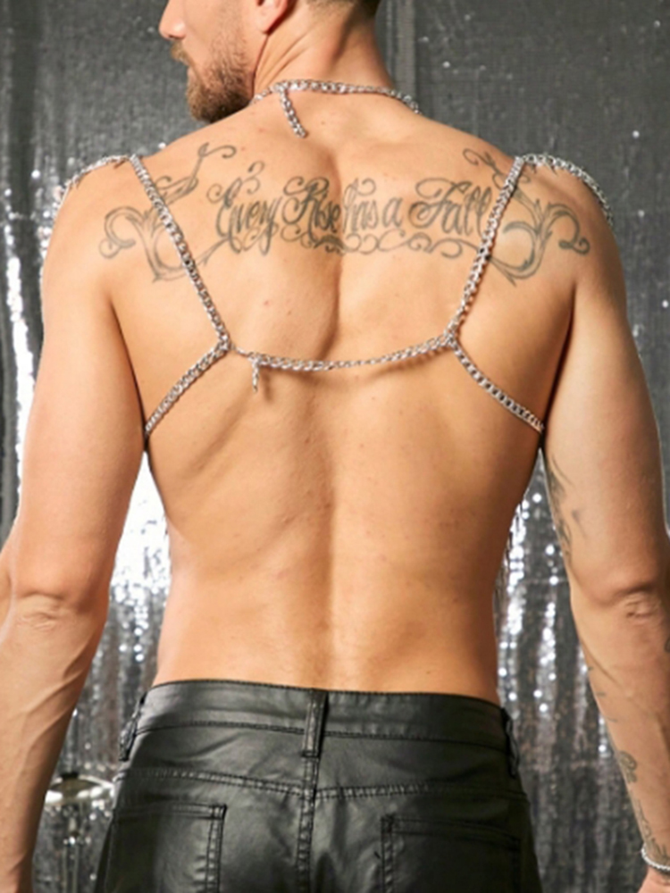 สายโซ่ประดับตัว สายโซ่คล้องไหล - Body Jewelry Men บทวิจารณ์และราคา