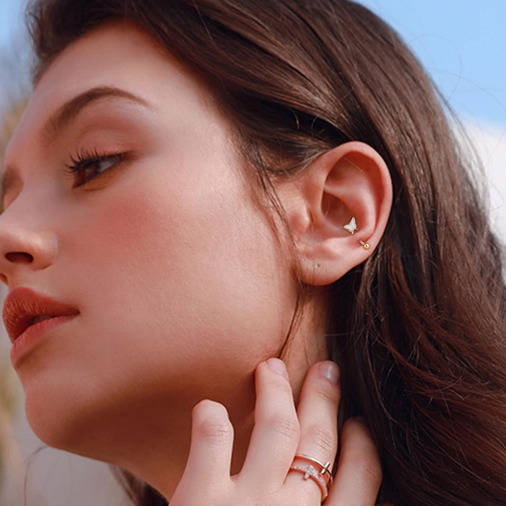 Florideco 1PC สแตนเลสสตีล Rook - Rook Curved Barbell บทวิจารณ์และราคา