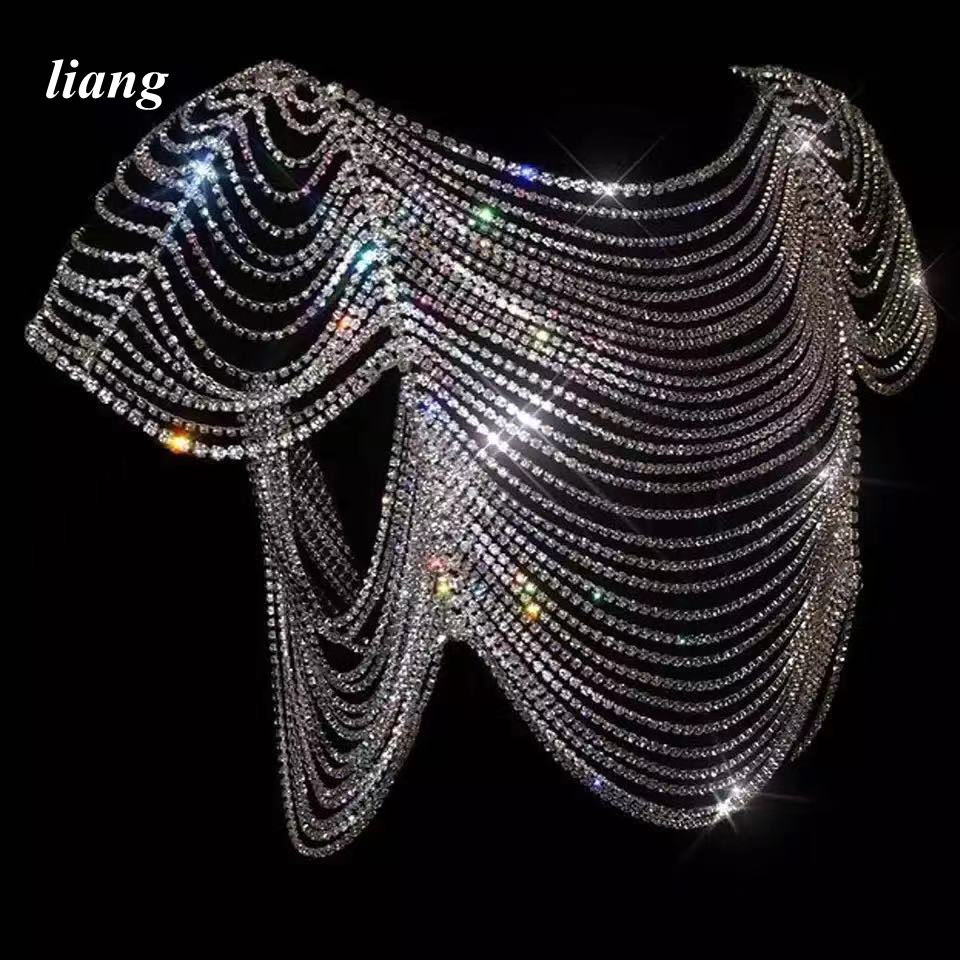 เซ็กซี่ Body Chain บิกินี่เสื้ - Body Jewelry Vest บทวิจารณ์และราคา