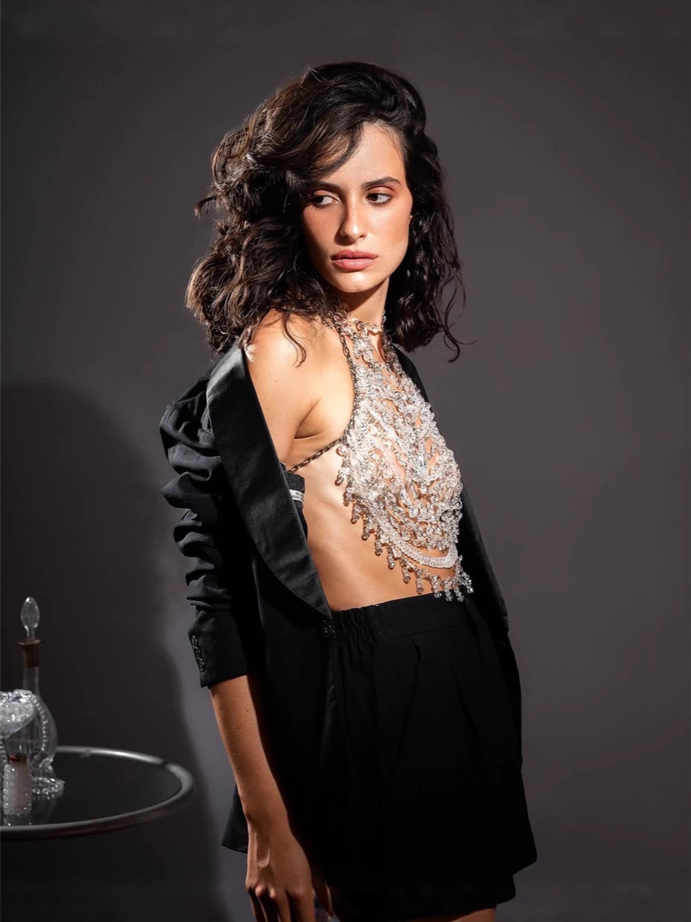 เสื้อกล้ามประดับลูกปัดทำมือ จี - Body Jewelry Vest บทวิจารณ์และราคา
