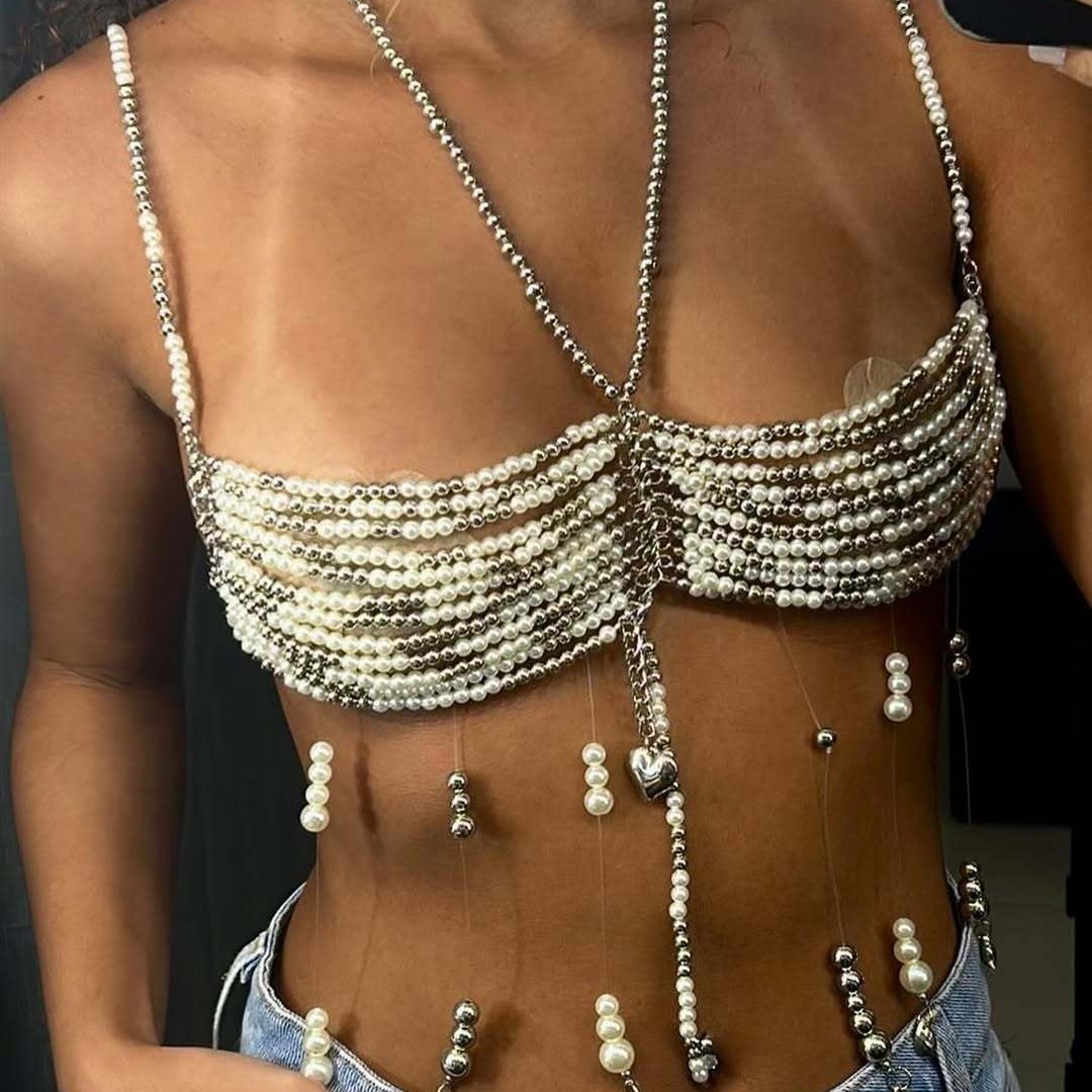 2025 Luxury Design Halterเสื้อ - Body Jewelry Vest บทวิจารณ์และราคา