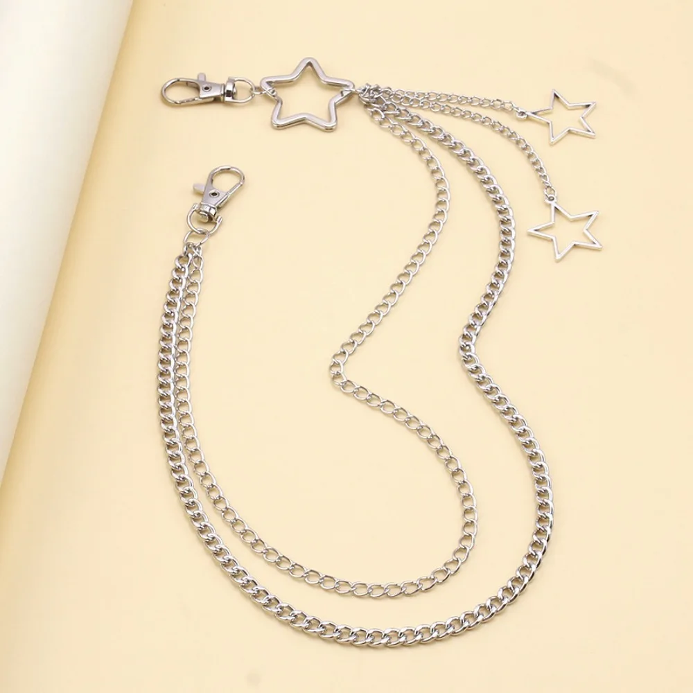 Charm เงินสีสแตนเลส Hollow Sta - Body Jewelry Men บทวิจารณ์และราคา