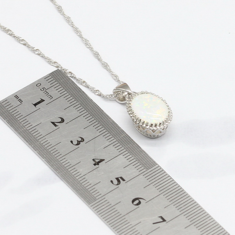 ออสเตรเลียหินโอปอลสีขาวเงินชุด - Body Jewelry Australia บทวิจารณ์และราคา