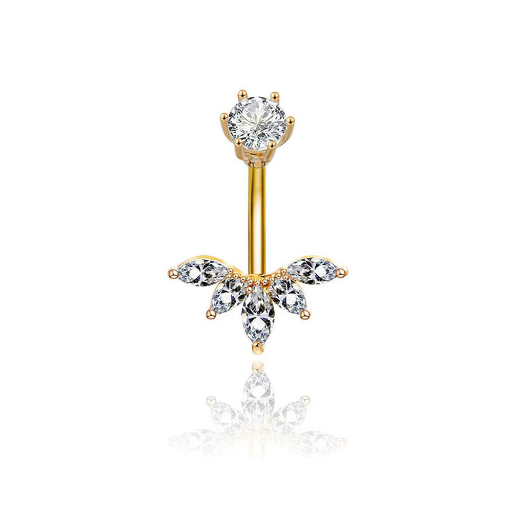 แหวนสะดือวัสดุทองแดงพรีเมียม ป - Body Jewelry Materials บทวิจารณ์และราคา