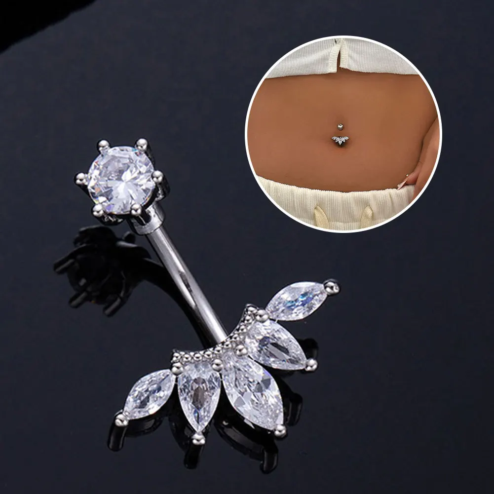 แหวนสะดือวัสดุทองแดงพรีเมียม ป - Body Jewelry Materials บทวิจารณ์และราคา