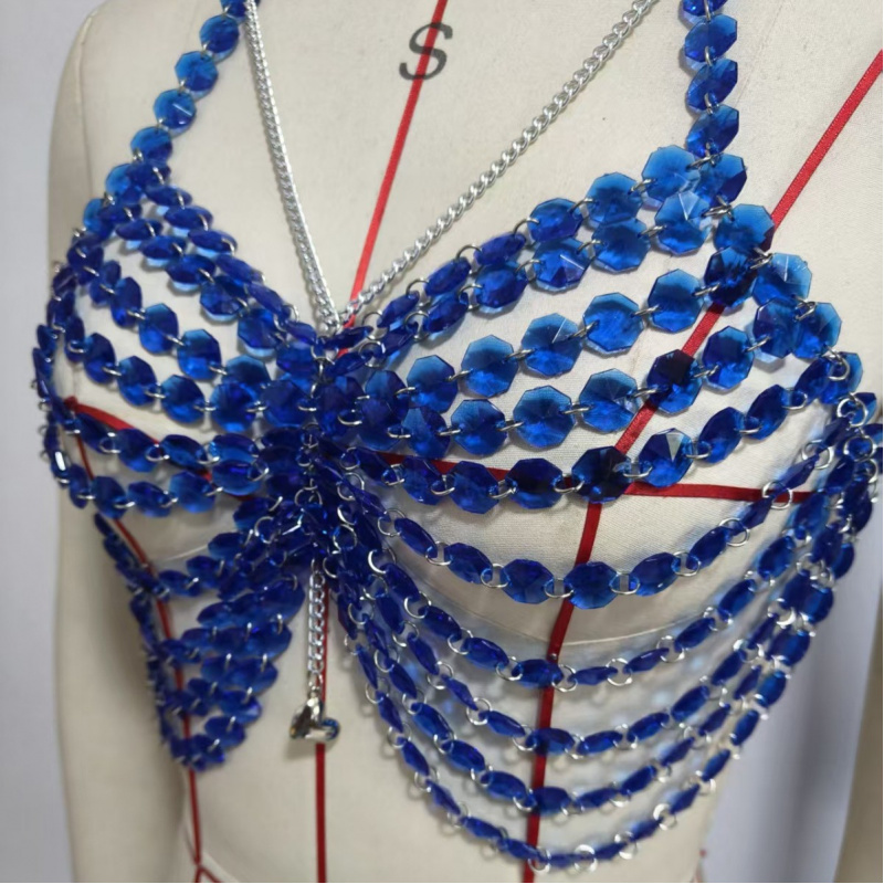 สร้อยคอประดับตัวผู้หญิง แฟชั่น - Body Jewelry Vest บทวิจารณ์และราคา