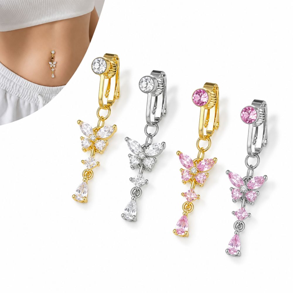 เครื่องประดับสะดือแบบหนีบ ดีไซ - Body Jewelry Materials บทวิจารณ์และราคา