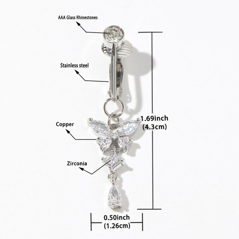 เครื่องประดับสะดือแบบหนีบ ดีไซ - Body Jewelry Materials บทวิจารณ์และราคา