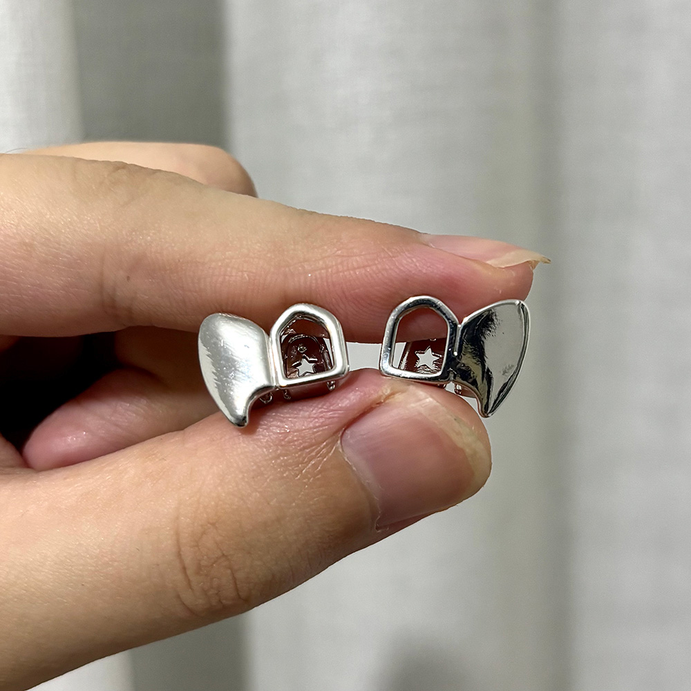 YOUNGX ฮิปฮอป ที่ครอบฟันแบบกลว - Body Jewelry Men บทวิจารณ์และราคา