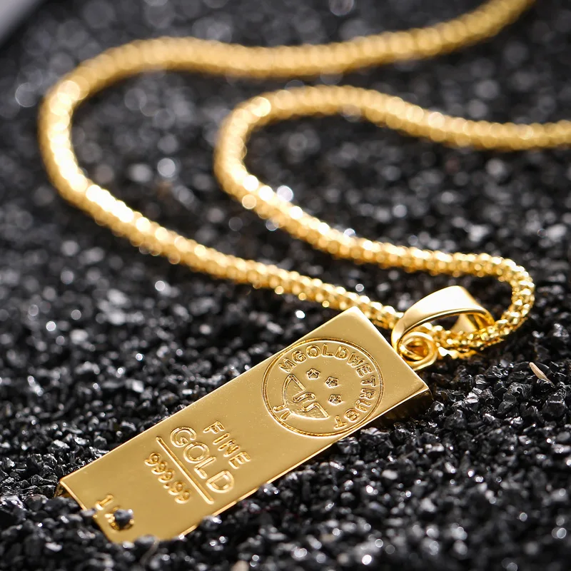 สร้อยคอผู้ชาย สแตนเลสชุบทองคำแ - Body Jewelry Australia บทวิจารณ์และราคา