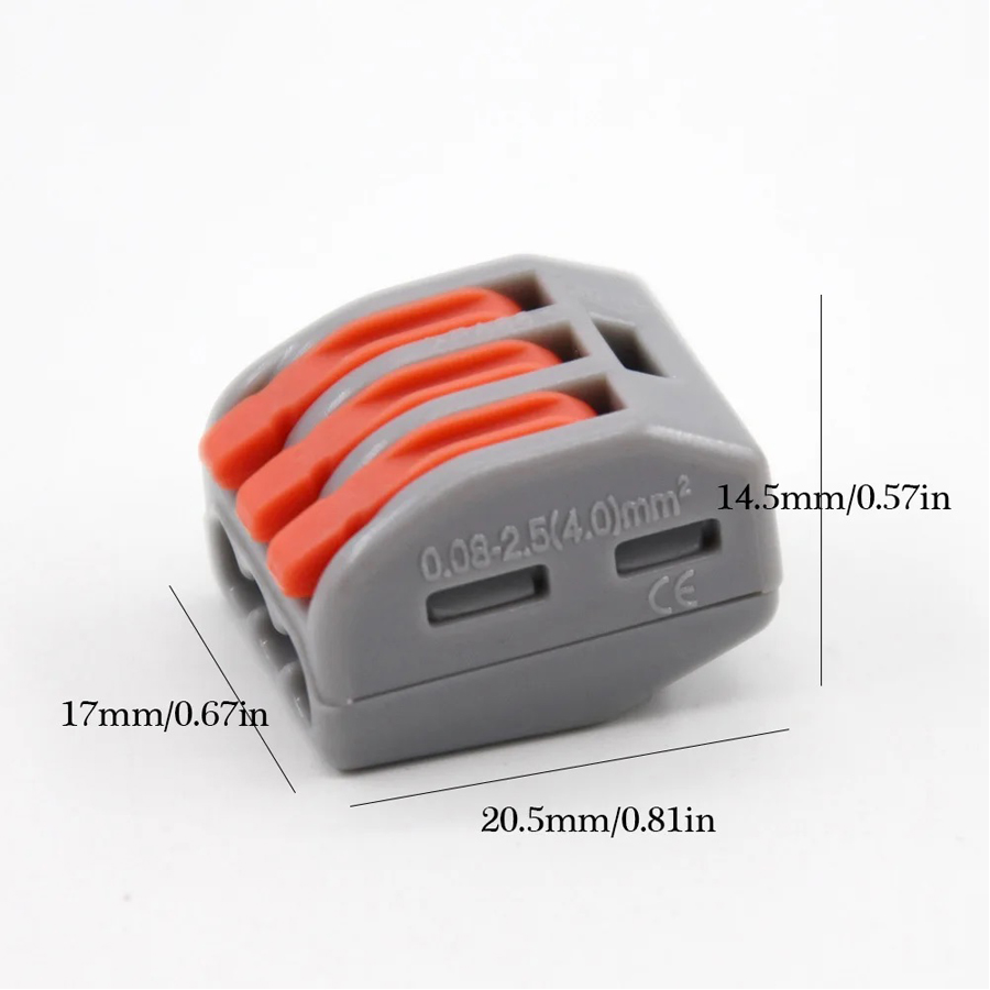 30/48 ชิ้น Fast สายไฟ Push-in  - Threadless Push Pin บทวิจารณ์และราคา