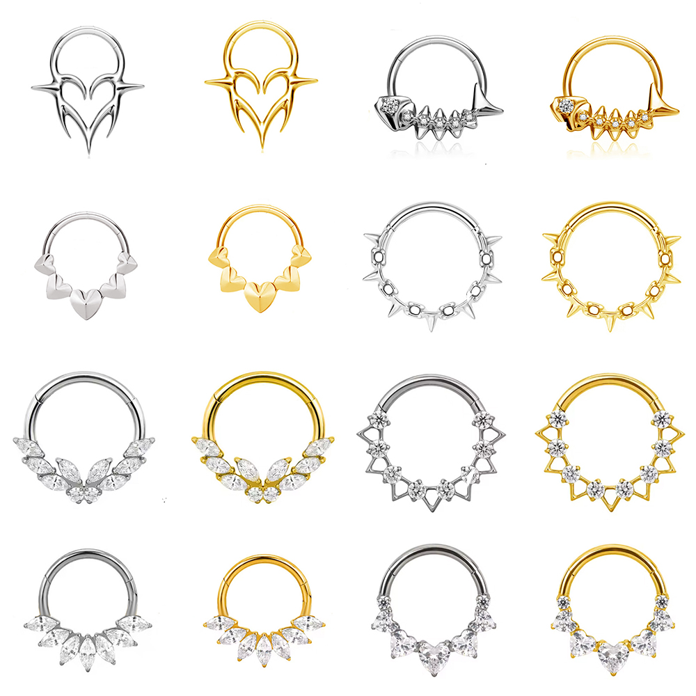 ต่างหูห่วงทรงเปลือกหอยไทเทเนีย - Rook Curved Barbell บทวิจารณ์และราคา